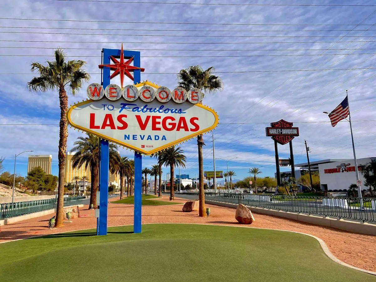 Nevada Las Vegas welcome sign