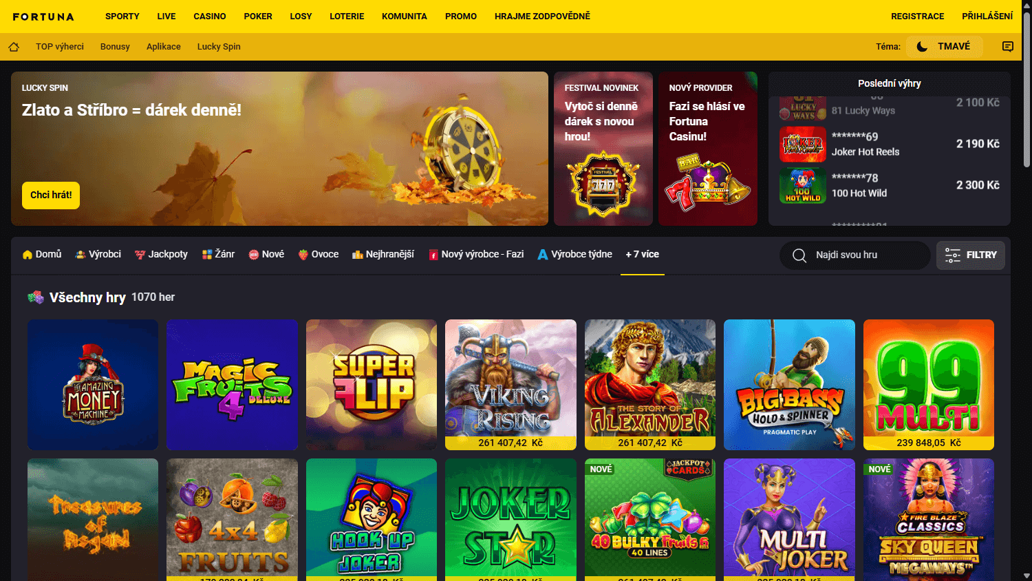 Fortuna casino login