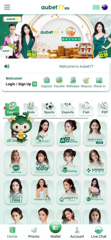 aubet77_casino_homepage_mobile