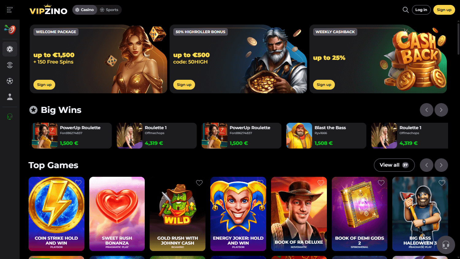 vipzino_casino_homepage_desktop