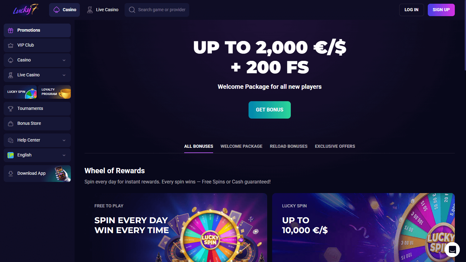 Lucky7even_Casino_promotions_desktop