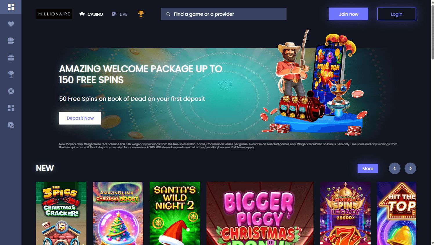 millionaire_casino_homepage_desktop