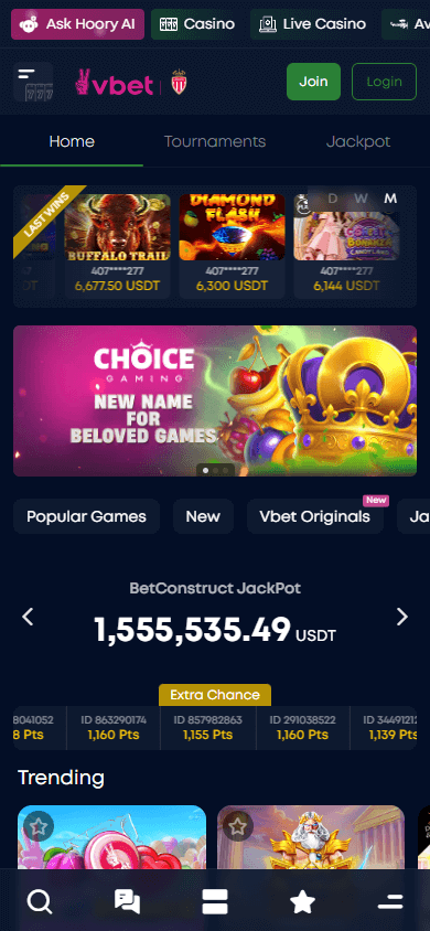 Vbetcrypto_Casino_game_gallery_mobile