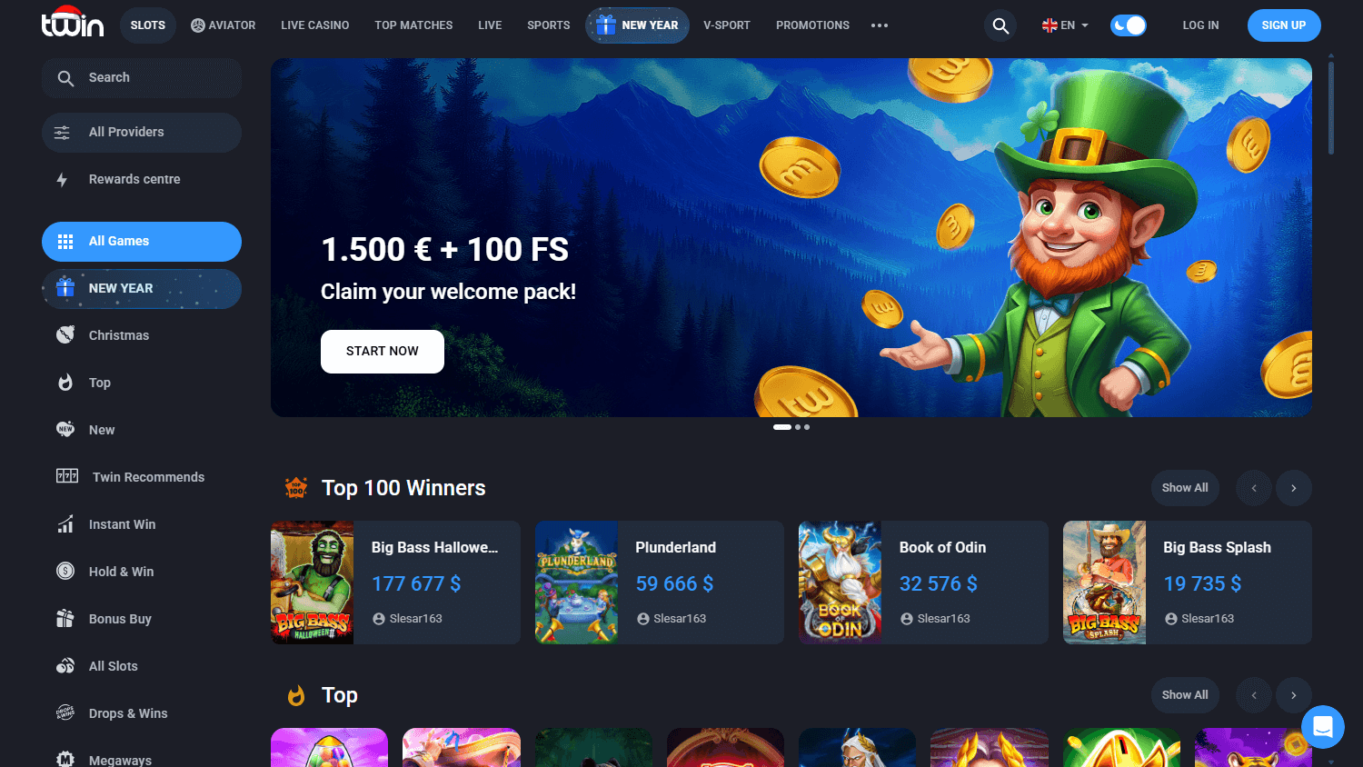 Twin_Casino_homepage_desktop