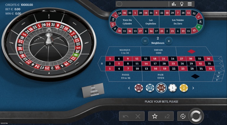 French roulette game at Wyns casino in Canada