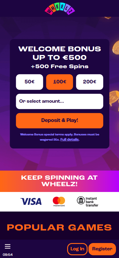 wheelz_casino_homepage_mobile
