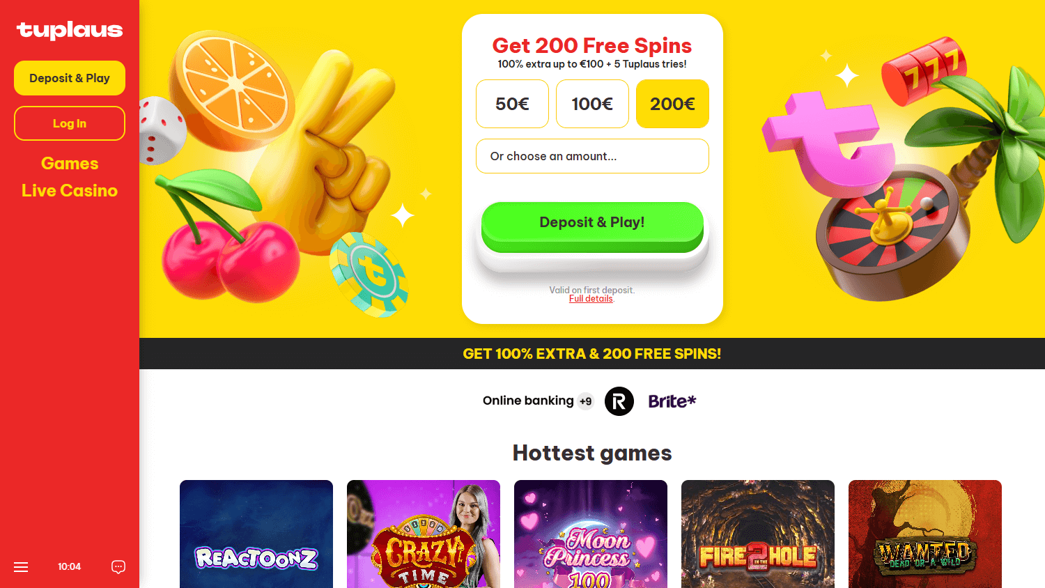 tuplaus_casino_homepage_desktop