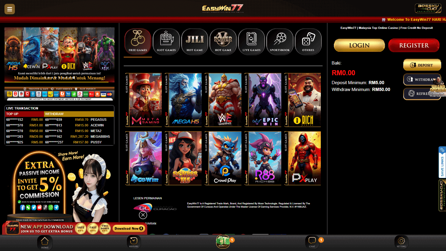 easywin77_casino_game_gallery_desktop