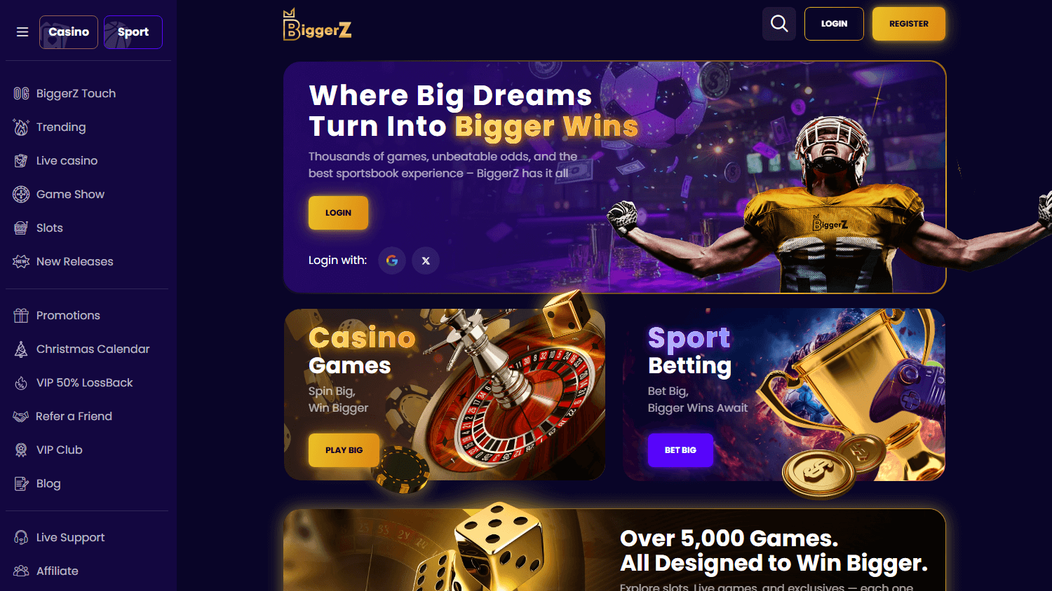 biggerz_casino_homepage_desktop