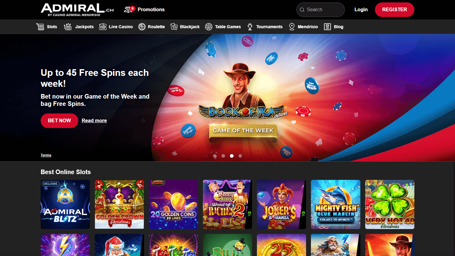 Admiral casino online