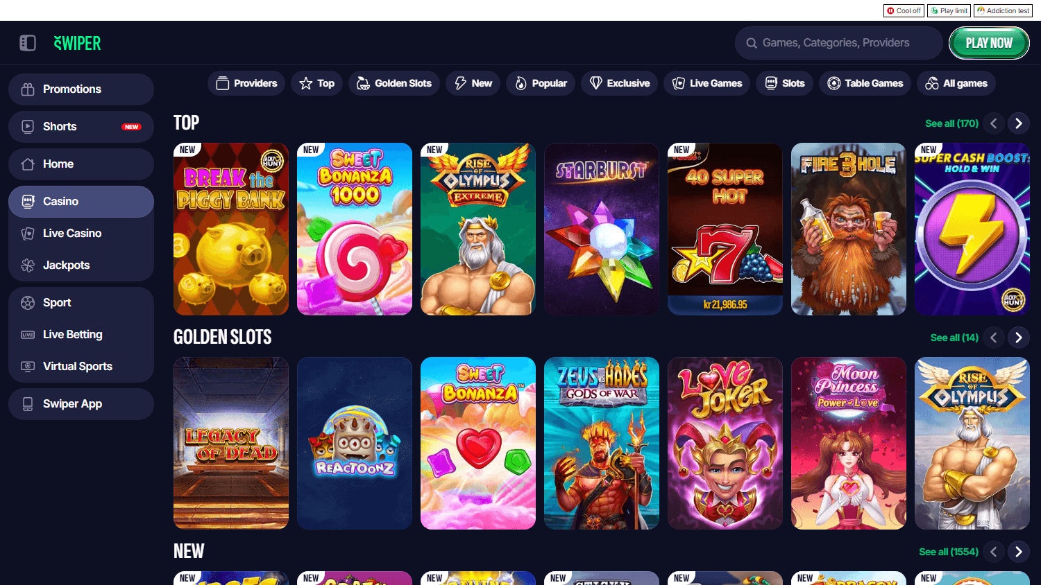 Die Swiper Casino App online: Funktionen, Bonus und Benutzerfreundlichkeit