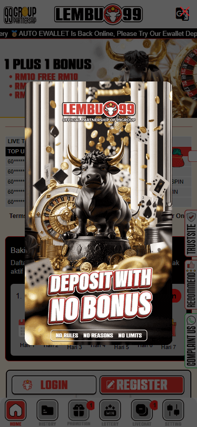 lembu99_casino_homepage_mobile