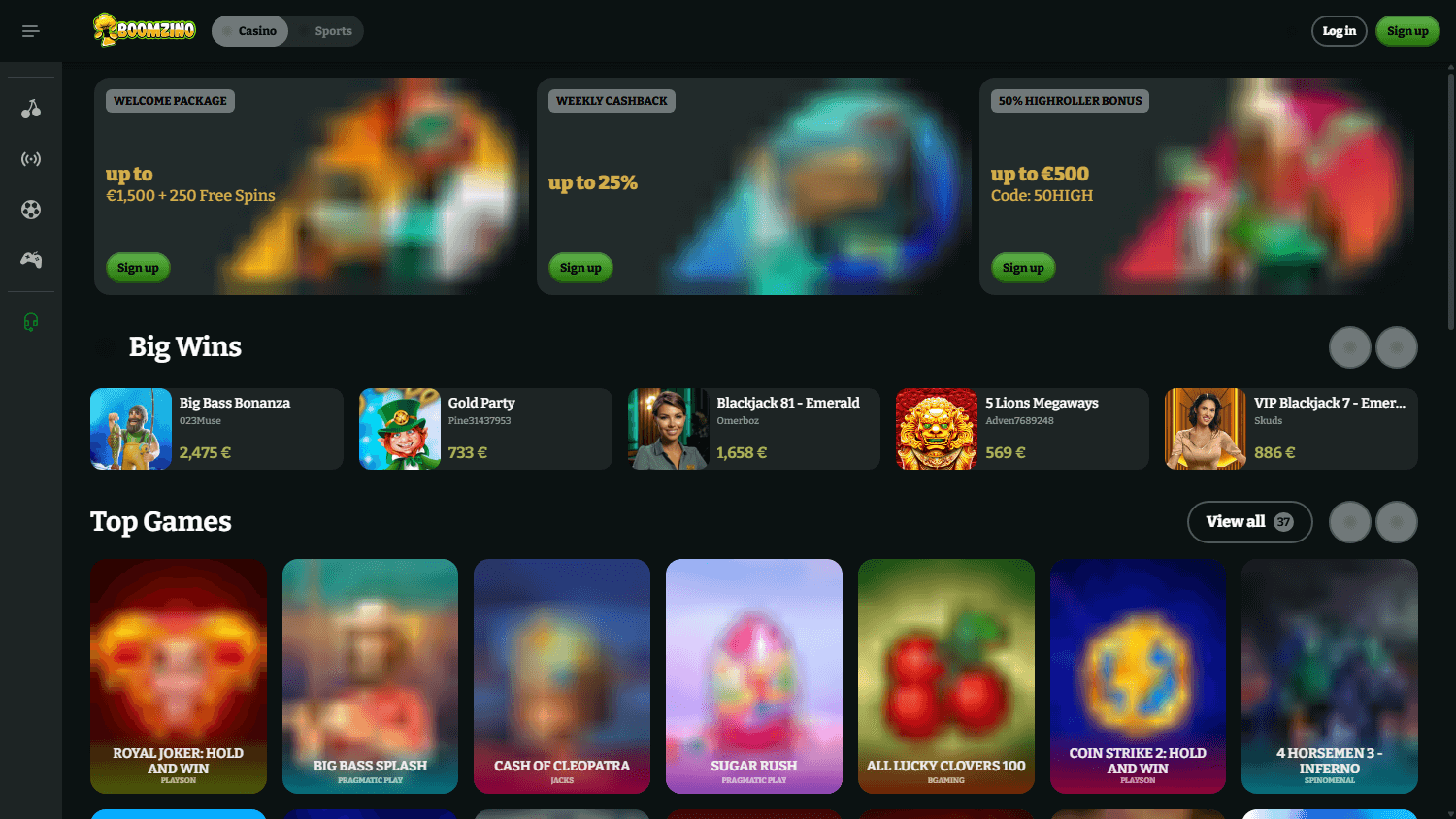 boomzino online