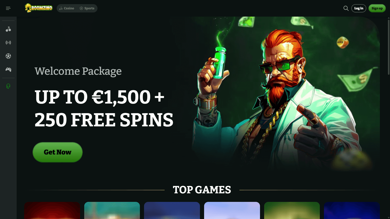 boomzino casino login