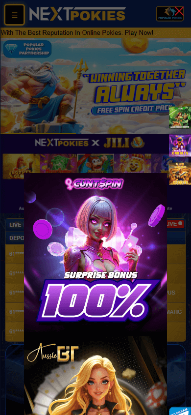 nextpokies_casino_homepage_mobile