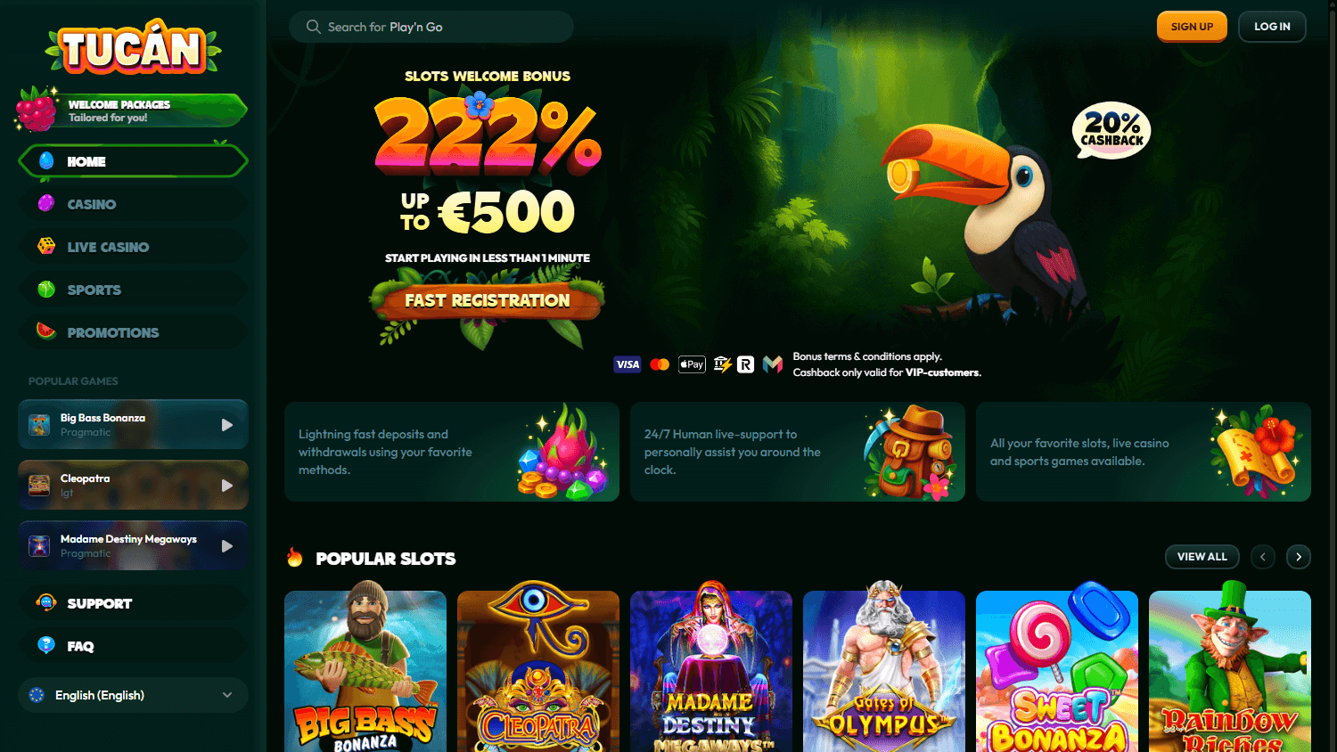 tucan_casino_homepage_desktop