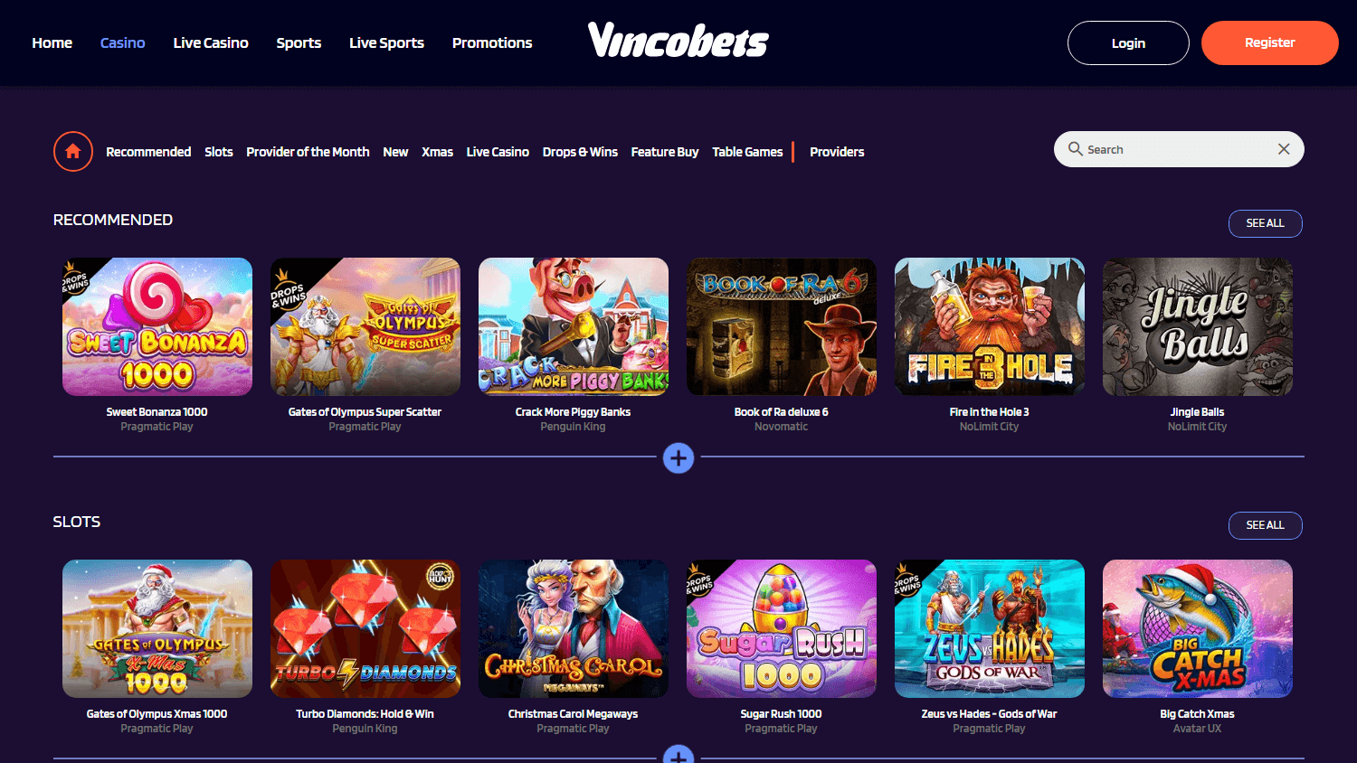 vincobets_casino_game_gallery_desktop