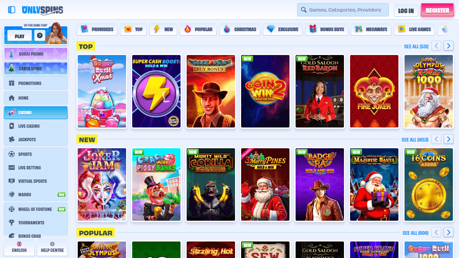 Only Spins Casino Review for Canadian Players