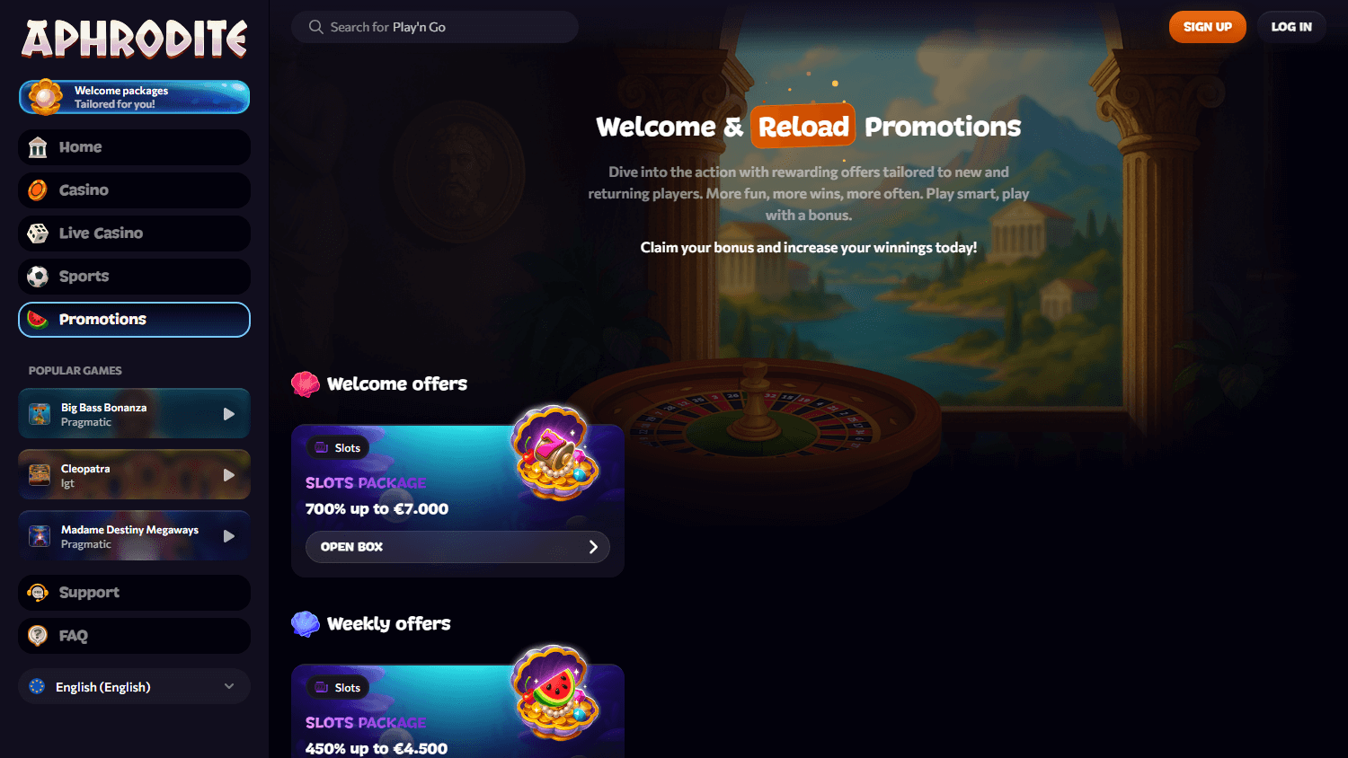 vérifié Aphrodite Casino casino en ligne image