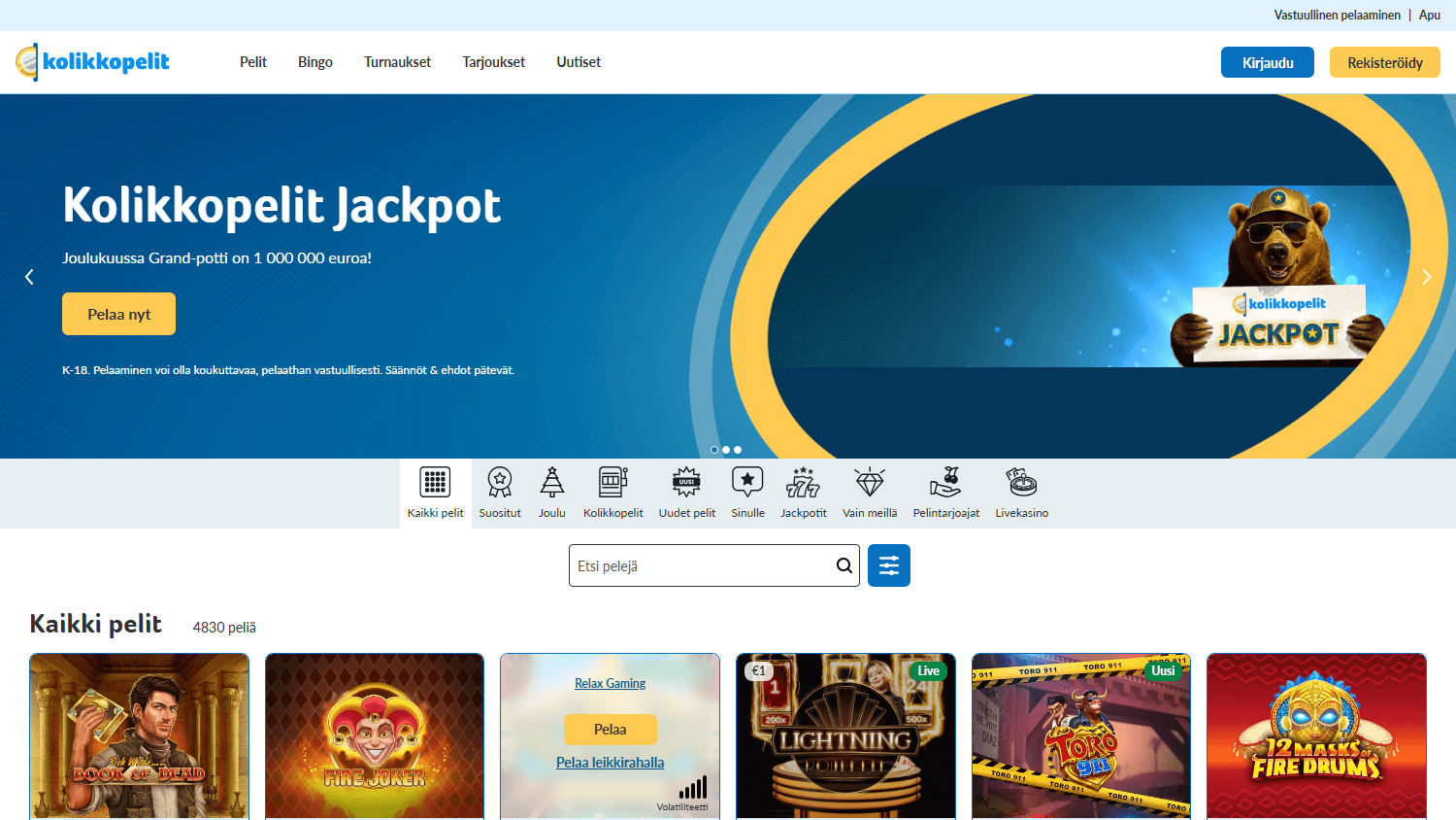 kolikkopelit_casino_homepage_desktop
