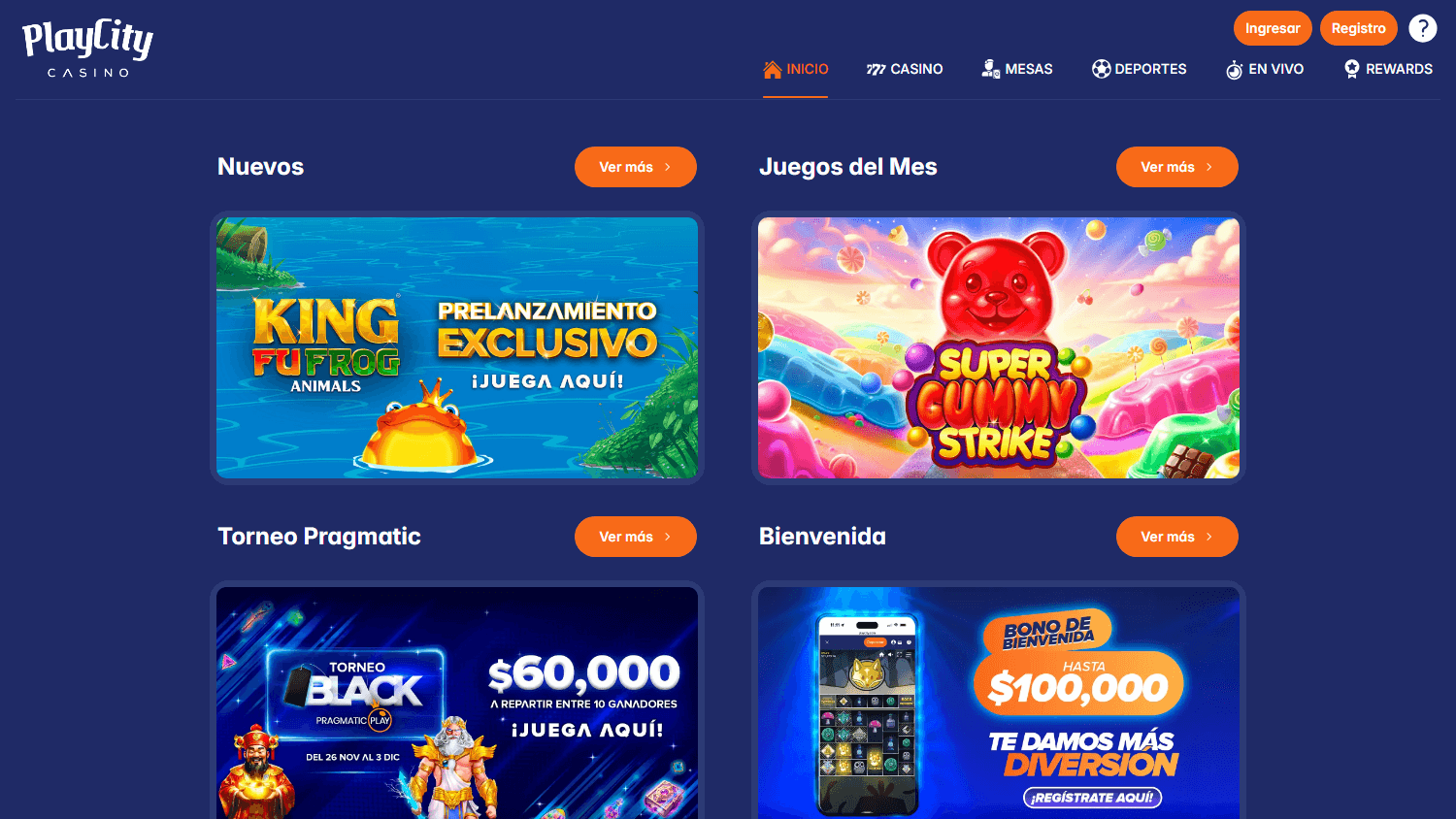 playcity_casino_homepage_desktop