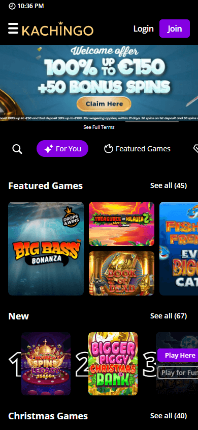 kachingo_casino_homepage_mobile