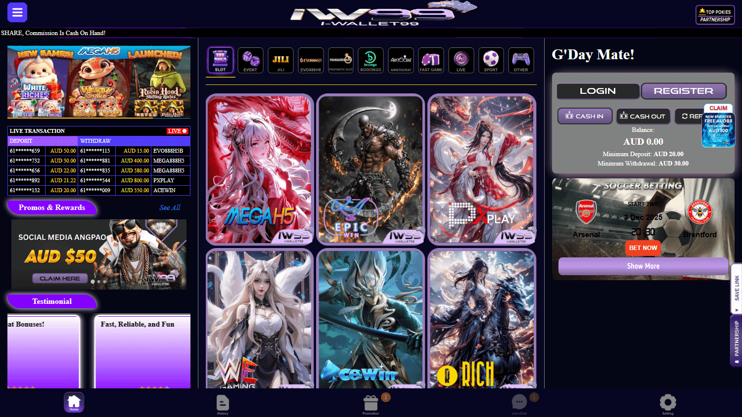 iw99_casino_homepage_desktop