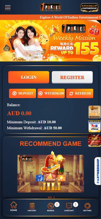 1pokies_casino_homepage_mobile