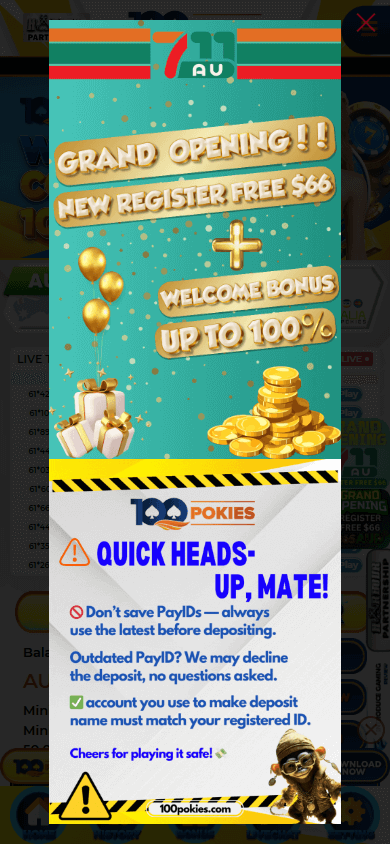 100pokies_casino_homepage_mobile