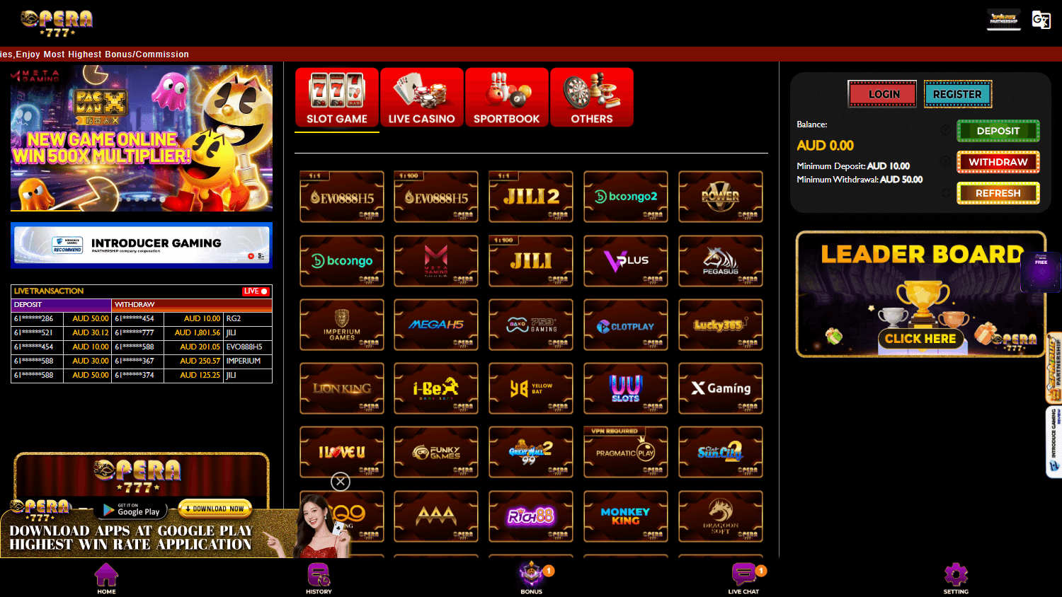 opera777_casino_homepage_desktop