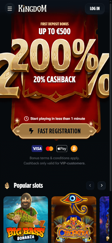 unlock Casino Kingdom high roller bonus promotion