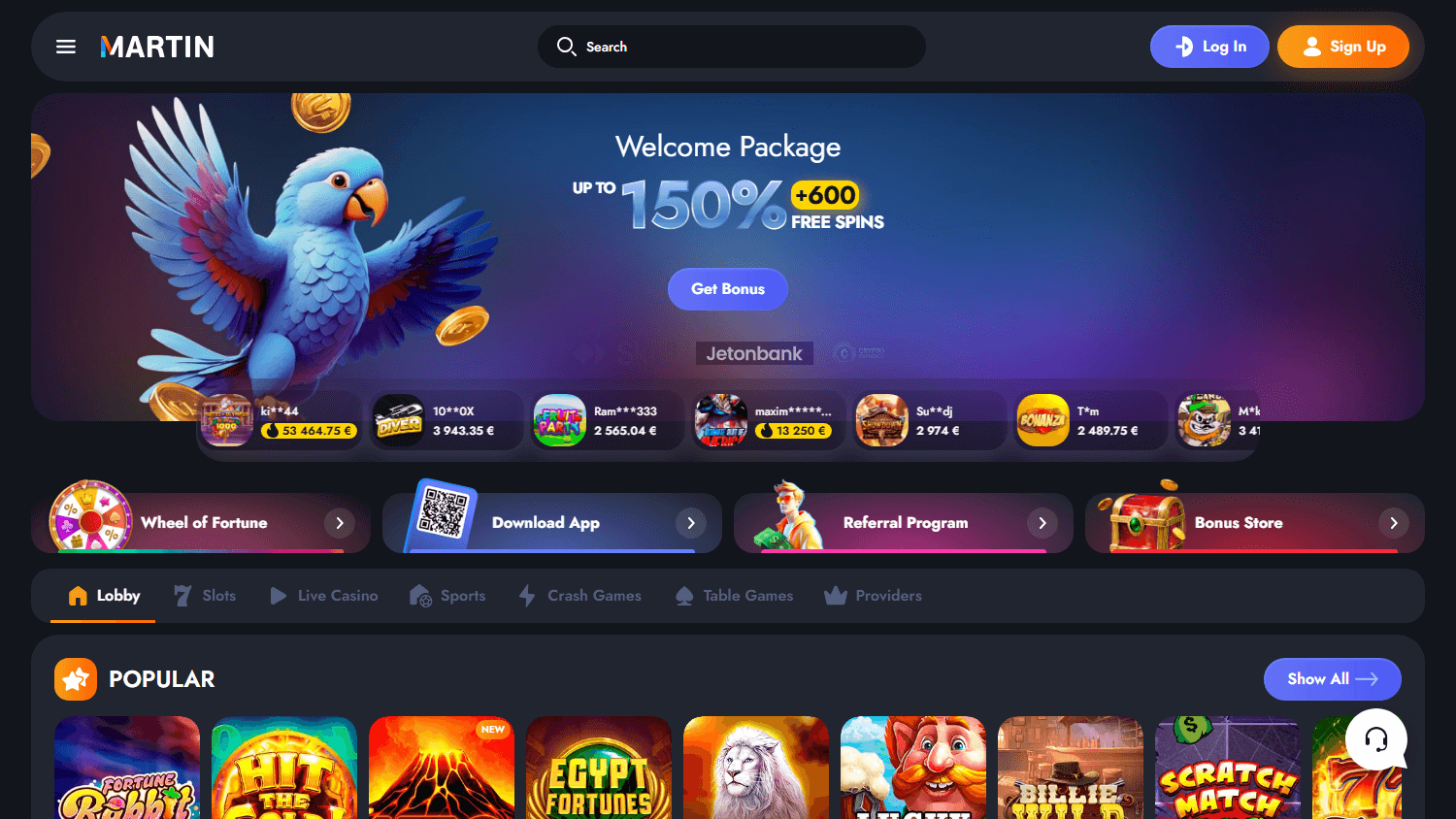 Martin Casino Promo Code: Review für Spieler aus Deutschland