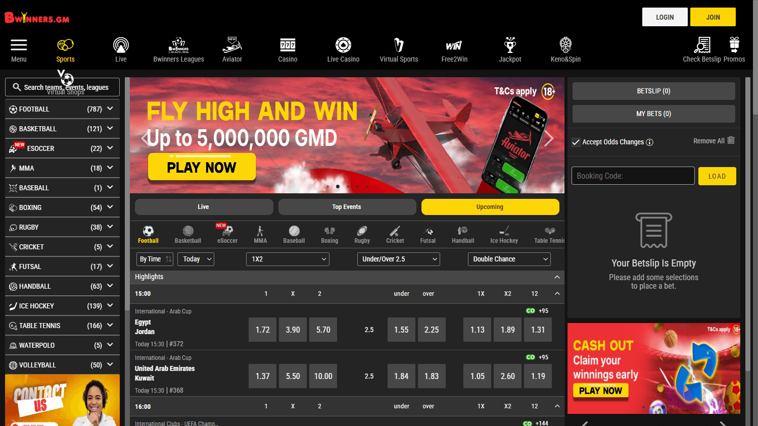 líder BroWinner Casino paquete de bienvenida en Spain