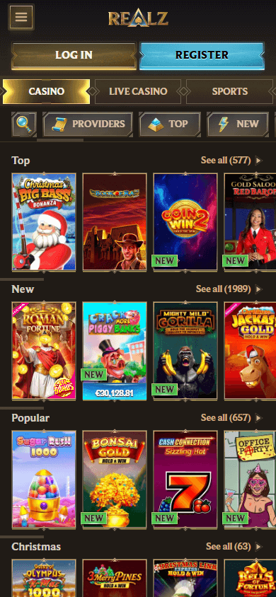 regulowany Realz Casino bonus polecający promocja w Poland