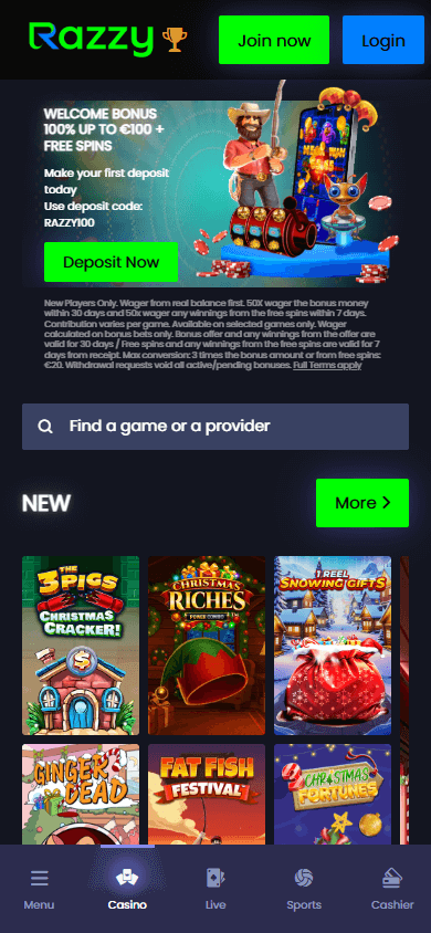 slotsnsports_casino_homepage_mobile