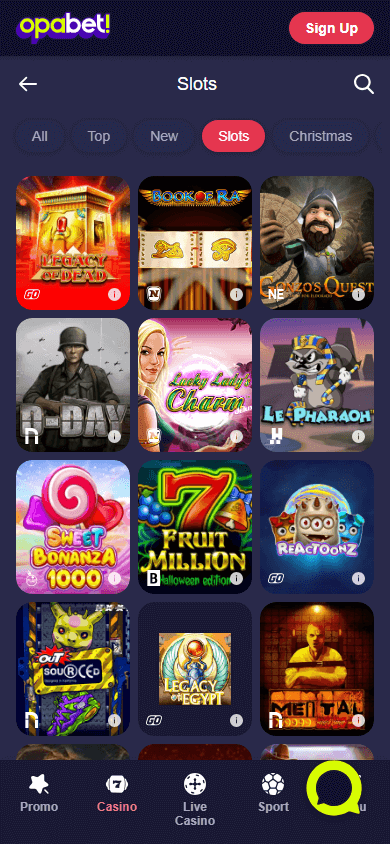 Opabet_Casino_game_gallery_mobile