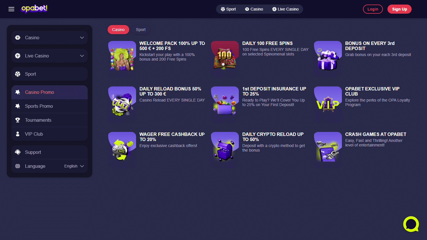 Opabet_Casino_promotions_desktop