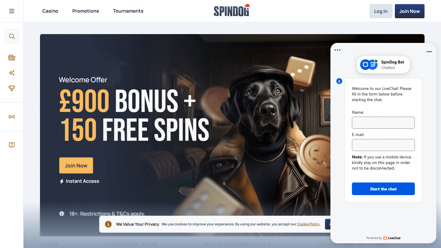 Spindog casino uk