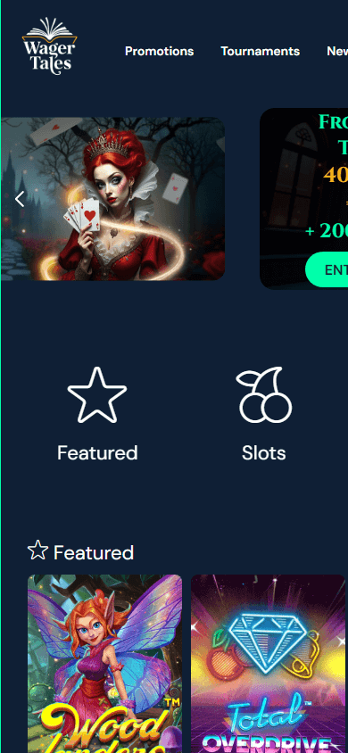 Wager Tales Live Chat Enhance Your Gaming Experience Wager Tales Casino Homepage Mobile