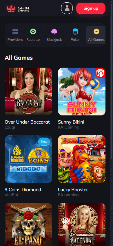 golden spin empire casino