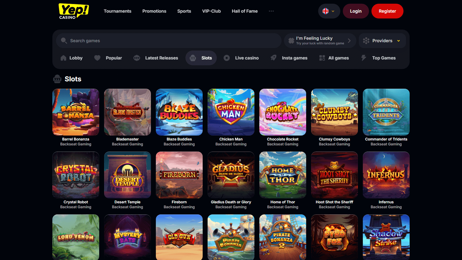 yep casino no deposit bonus codes 2026
