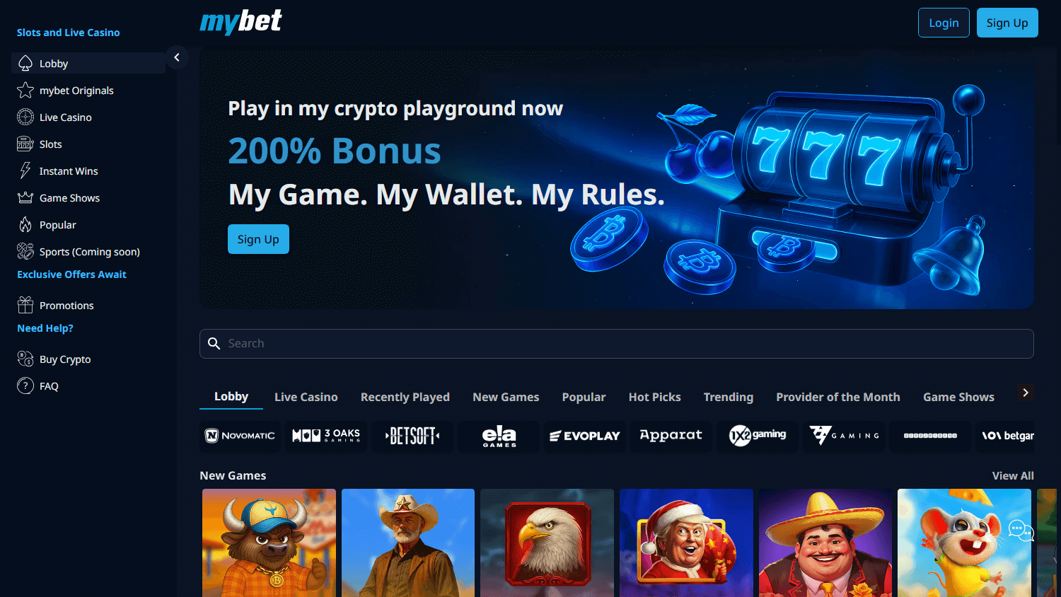Review: Das mybet Casino als moderne Spielhalle im Netz