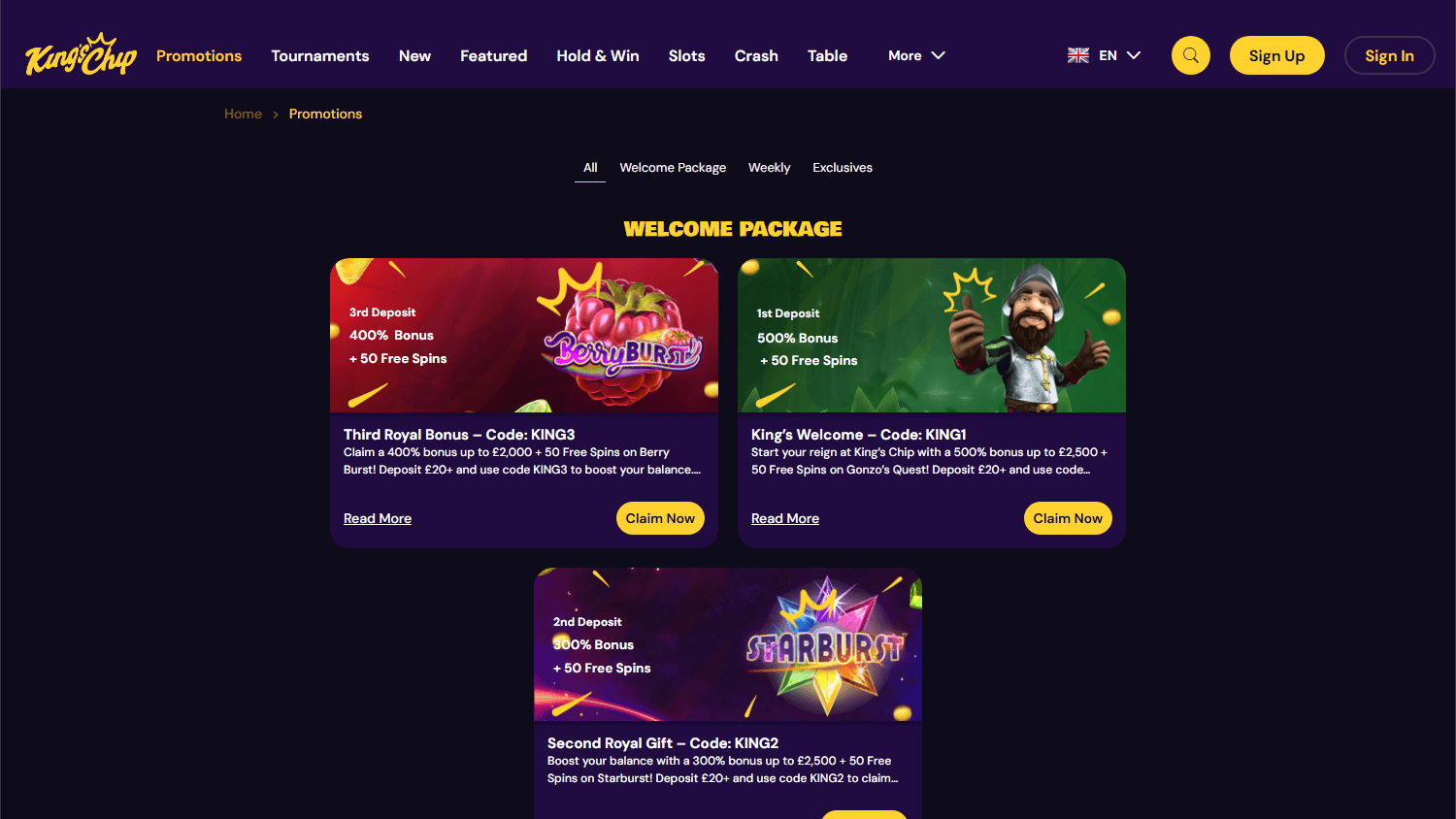 KingchipcasinoUK Tournaments: A Thrilling Experience for UK Players