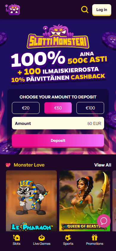 slottimonsteri_casino_homepage_mobile