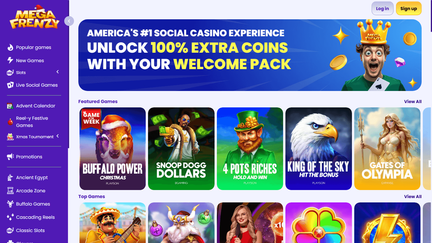 mega_frenzy_casino_homepage_desktop