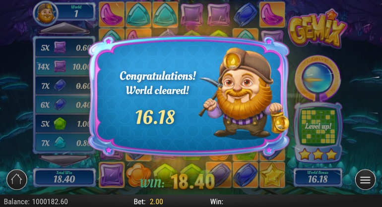 GEMiXのデモ版無料プレイとゲームレビュー GEMiXのデモ版無料プレイとゲームレビュー
