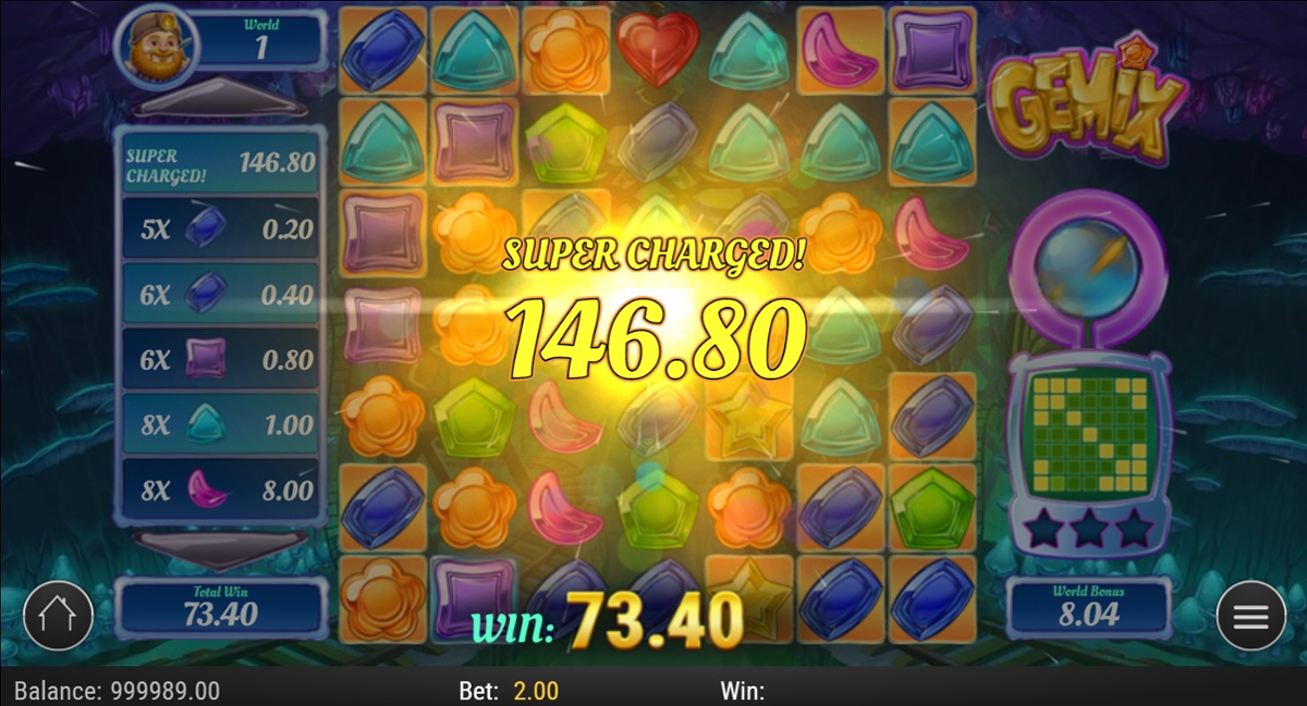 GEMiX super charged big win