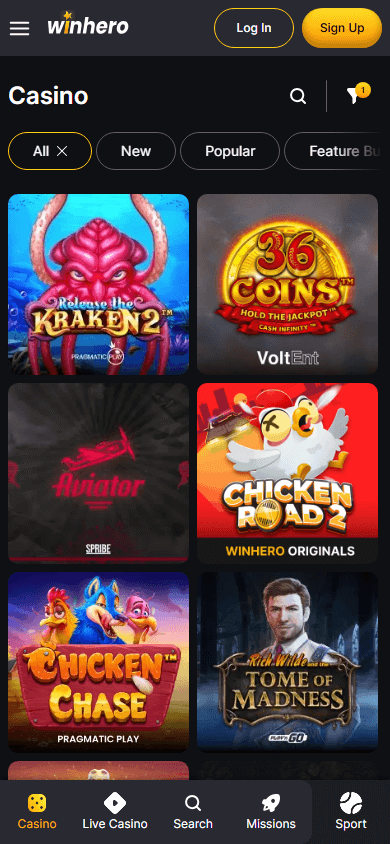 Winhero_Casino_game_gallery_mobile