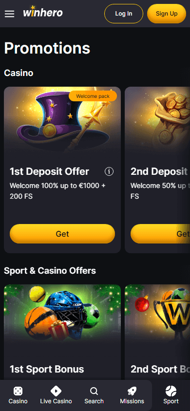 Winhero_Casino_promotions_mobile