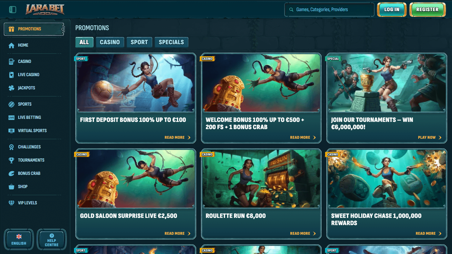 Promociones de Larabet